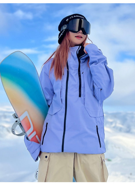 Snow Clothes Women New Waterproof Windproof Ski Snowboarding Men