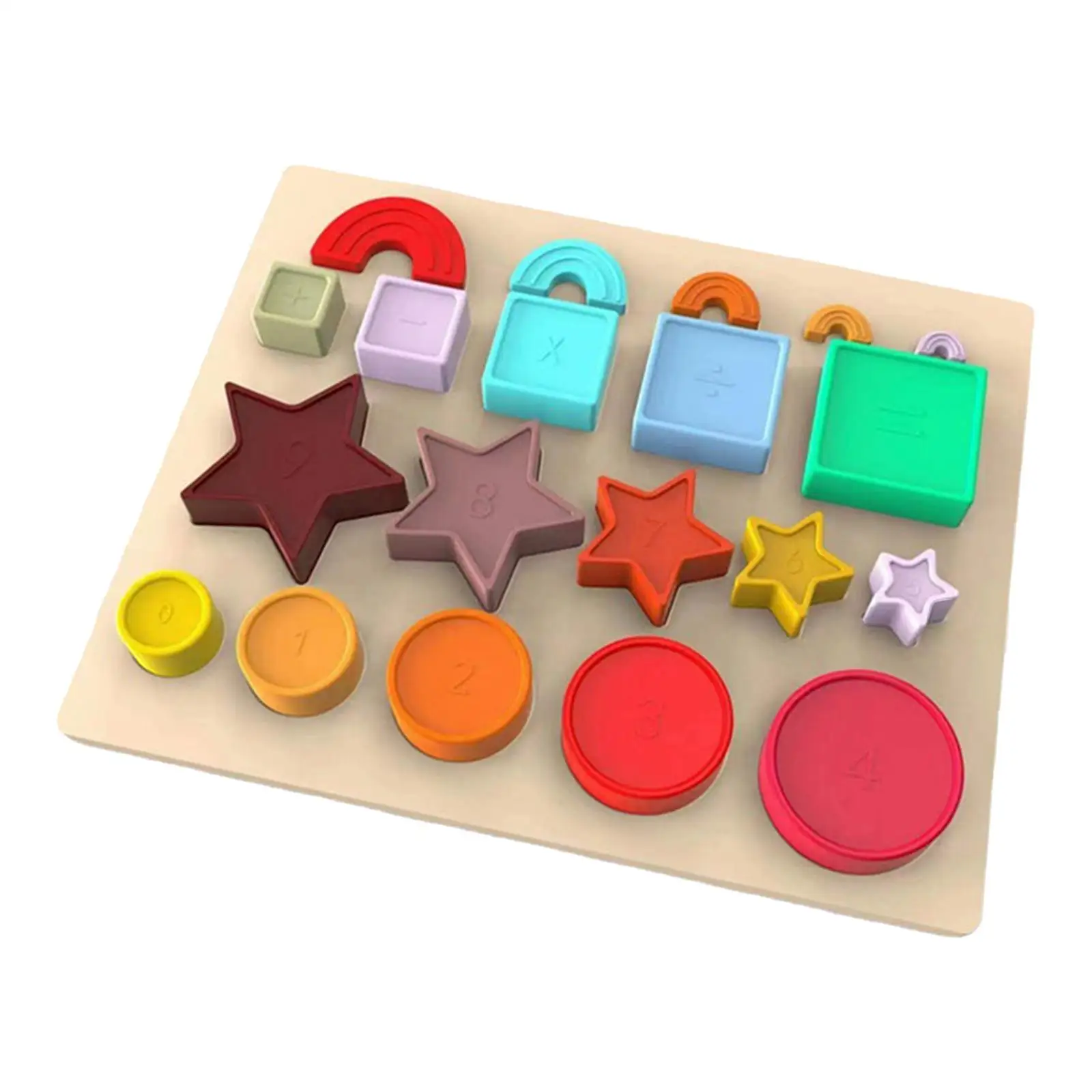 Toddler Shape Puzzles Stacking and Sorter for Preschool Toy Toddlers Kids