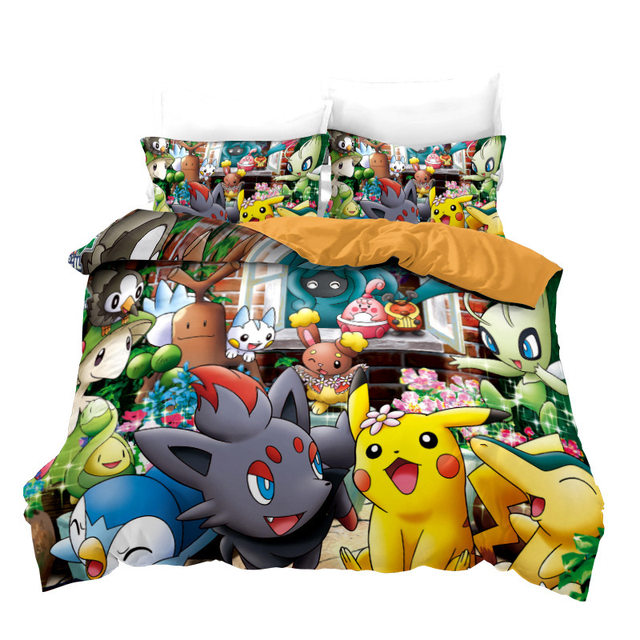 Pokemon : PillowCase Bodypillow 4pcs Bedding Sets ALP-SWOR-616 