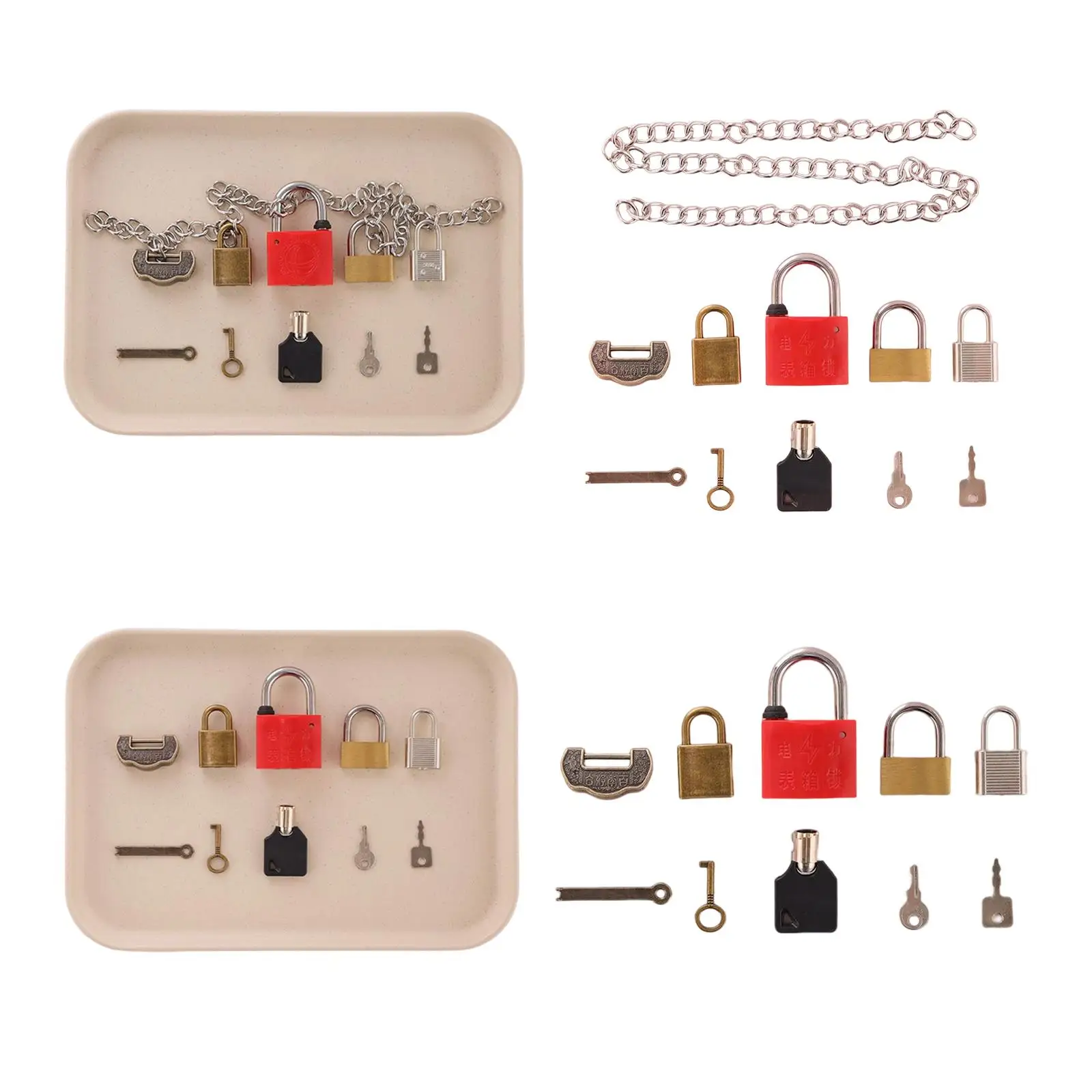 Montessori Lock and Key Toy Set Early Educational Toy for Children Gifts