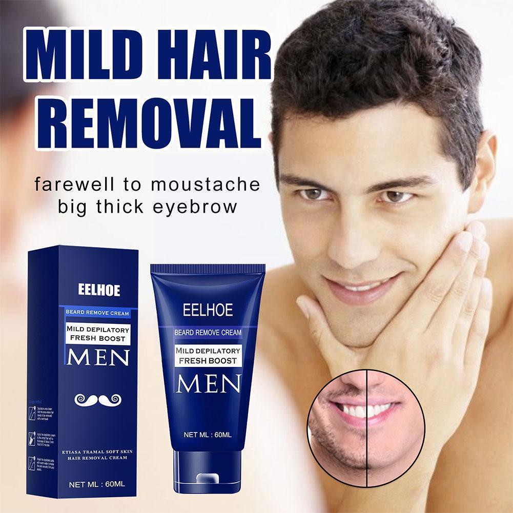 Best of Men's Beard Removal Cream Painless Facial Hair Removal Sprays Wo Painless Cream Hair Remover Care Nourishes Man Repair Arms L1U8 Reviews & Tips