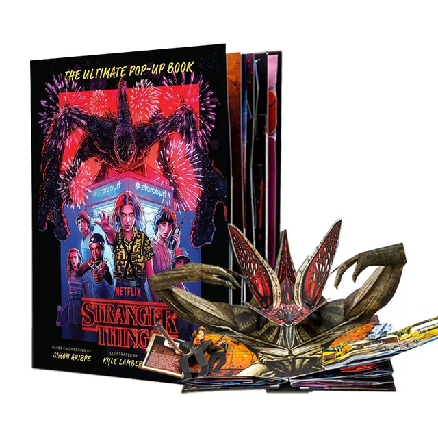 Strangers Things The Ultimate Pop Up Book 3d Art Diorama Book Netflix  Fantasy American Movie Ultimate Pop up Book Peripheral