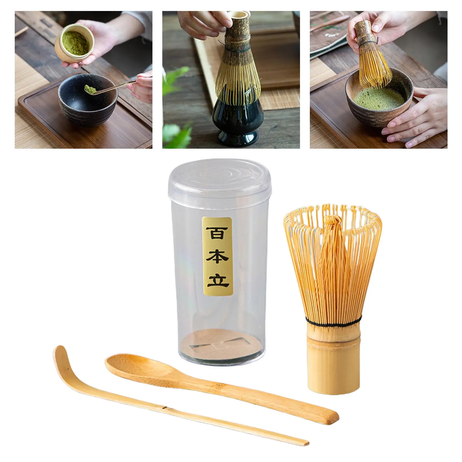 Bamboo Matcha  Prepare A Traditional Cup of Matcha Bamboo Whisk & Holder Handmade Traditional Bamboo Matcha Set for Matcha