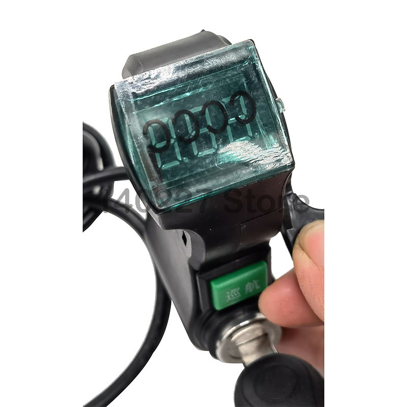 Description Picture 3 of itemElectric Bicycle Thumb Throttle Voltmeter Digital Voltage Display Switch Power with Key Lock for KUGOO M4 PRO Scooter Accessorie