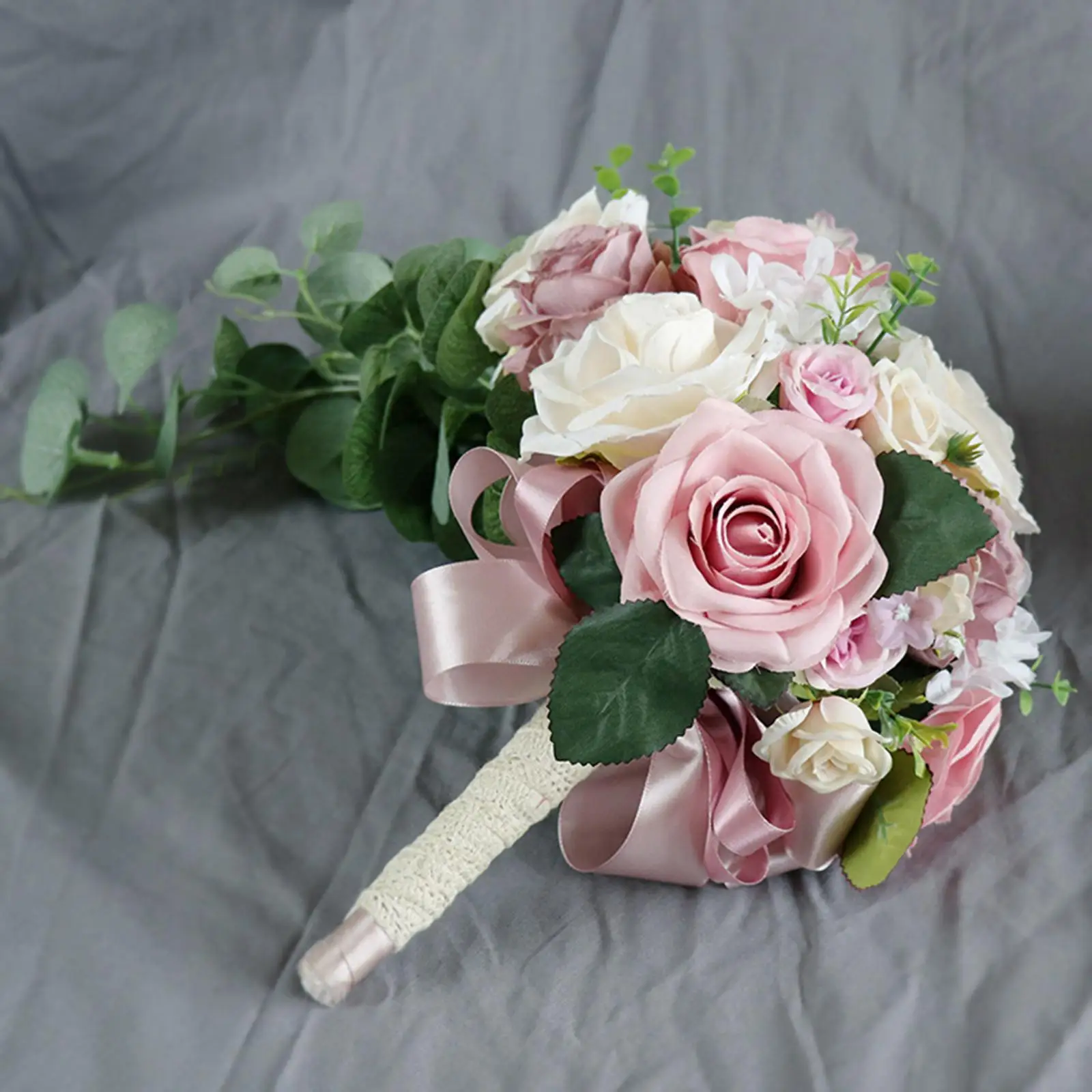 Artificial Bouquet Backdrop Decorative Romantic Multipurpose for Engagement Photographic Props Anniversary Valentine`S Day Bride