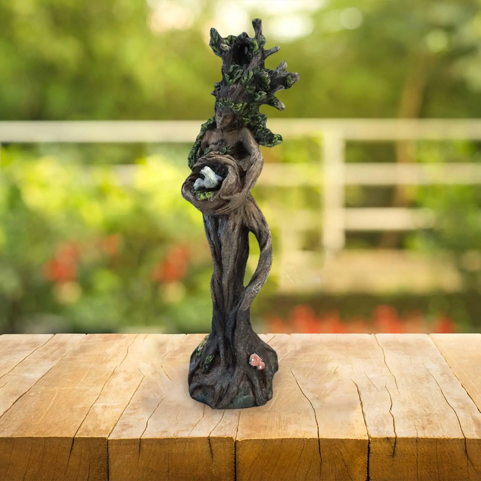 Forest Goddess Statue Forest Goddess Sculpture Figurine for Table Bookcase