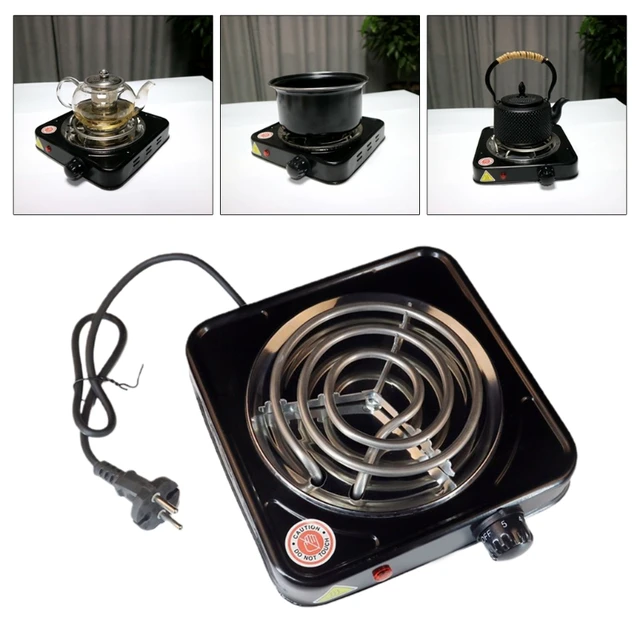 Top Sale Premium Electric Single Hob 1000W-5 Power Levels Solid Electric  Stove Top Single For Office,On The Go And Home EU Plug - AliExpress