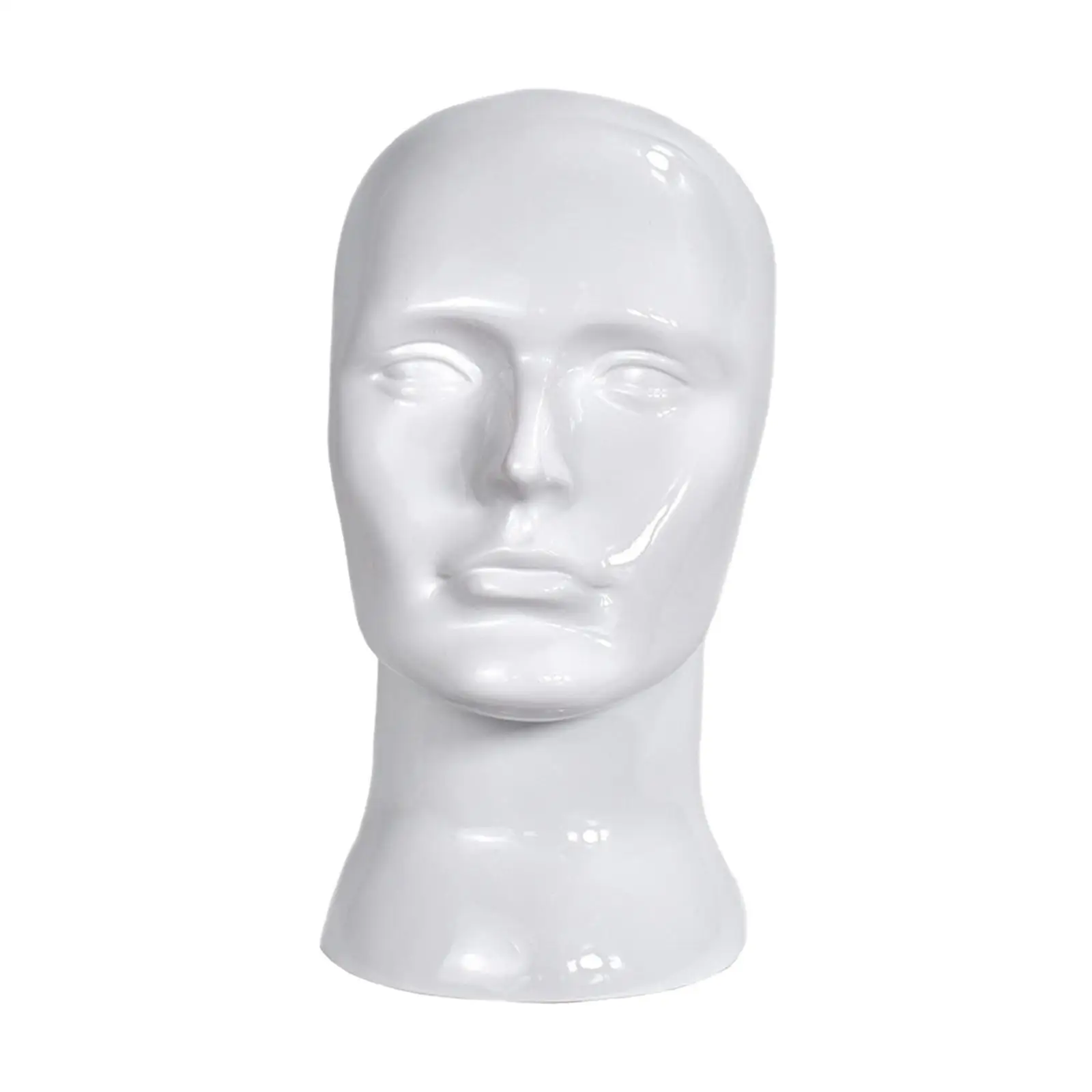 Male Mannequin Head Model, Easy to Carry Lightweight Display Mannequin Head for Home Display Hairpieces Hair Accessories