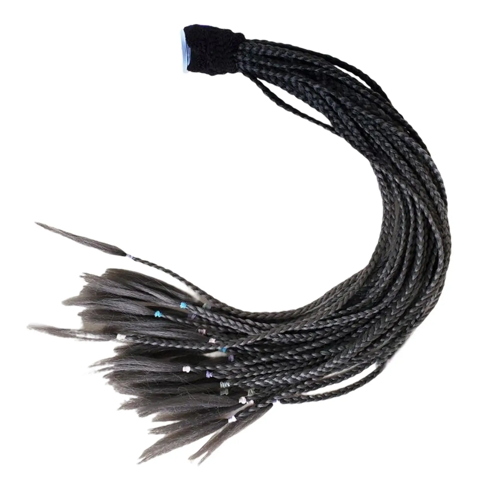  Braids Ponytail 55cm-60cm Punk Hair Decoration Gradient Ramp for  Womens