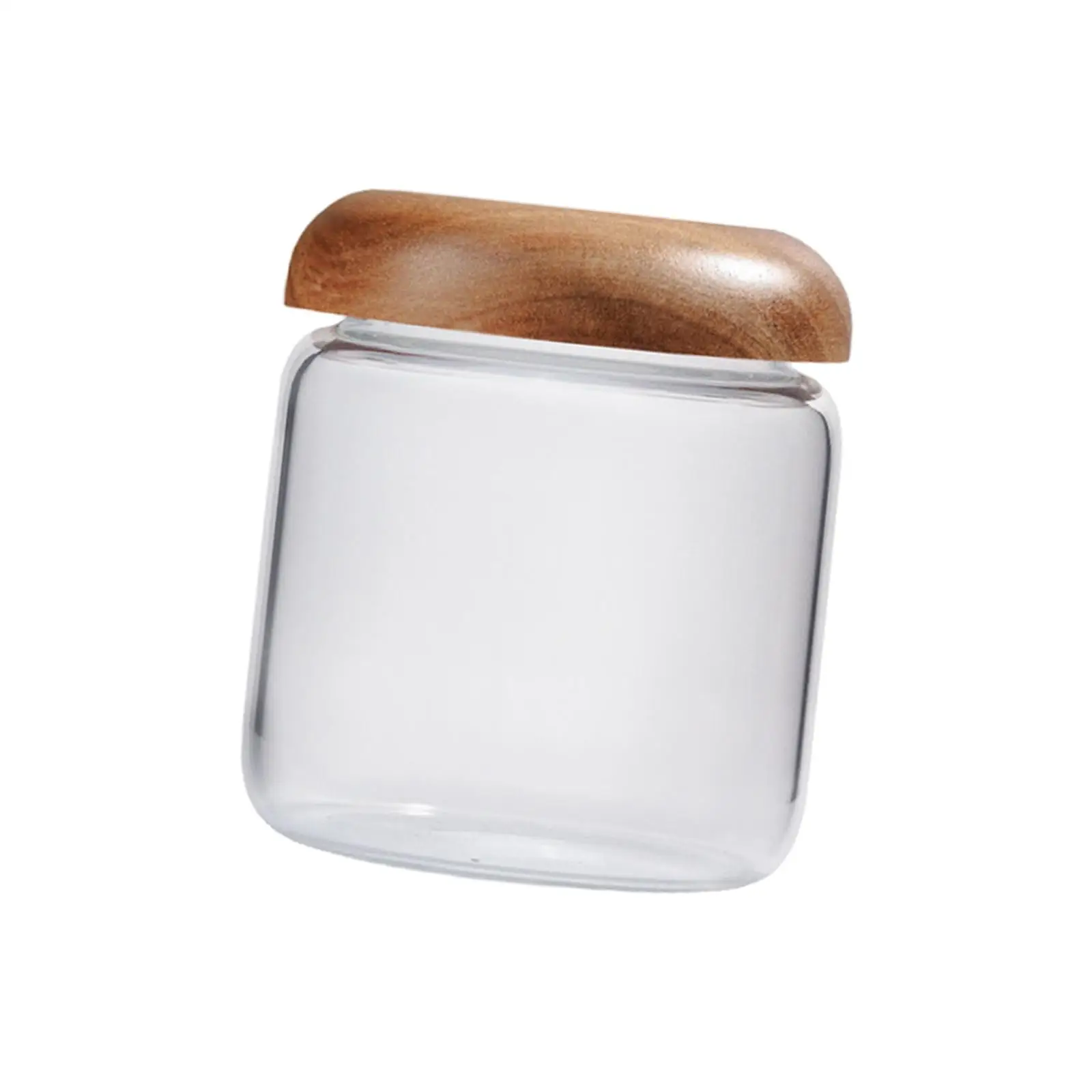Glass Storage Jar with Airtight Lid Organizer Countertop Multipurpose Spice Jar Honey Jar for Pasta Sugar Spices Flour 