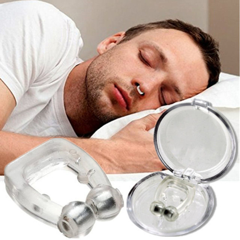 Best of Magnetic Snore Stopper Ring Silicone 1 / 2 / 4 Pcs Aid Nasal Dilators Night Easy Breathe Anti Device With Case Stop Snore Nose Clip Reviews & Tips