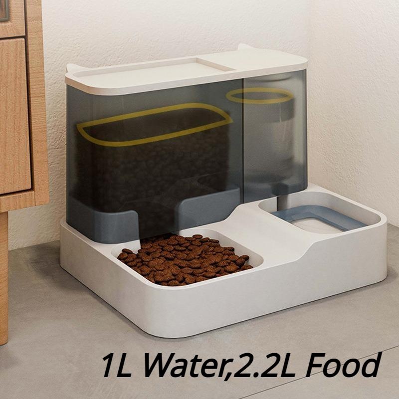 Title 2, Pet Automatic Feeder Cat Pet 1L Water Dispenser...