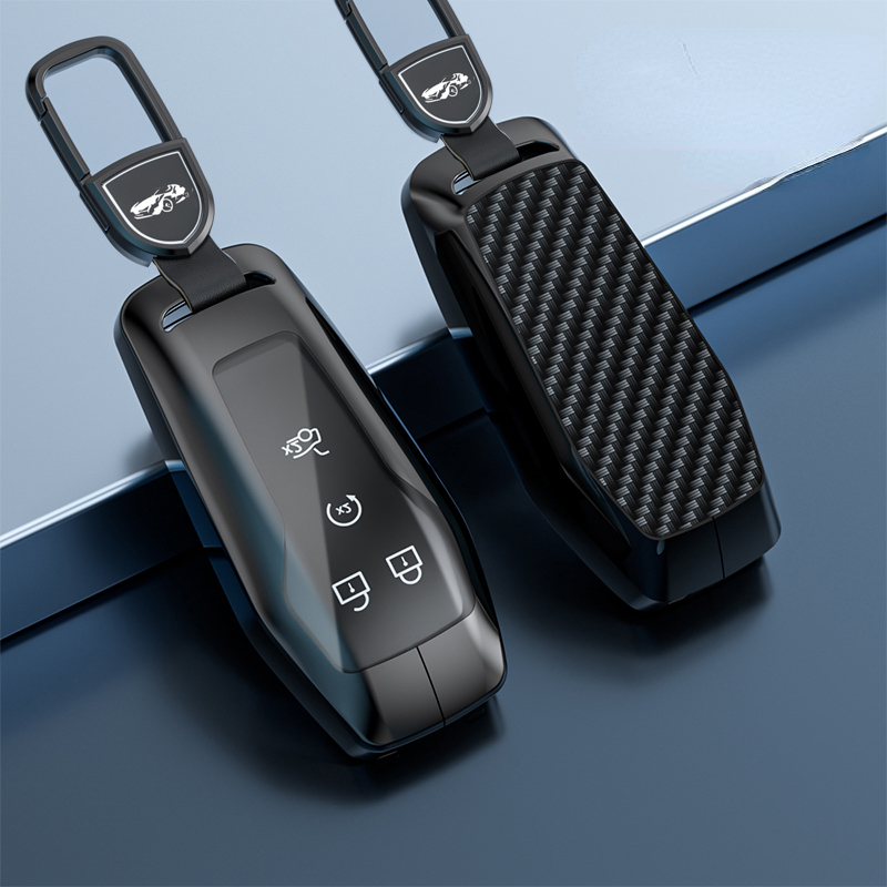 Custodia portachiavi per auto in lega Tpu per Ford Fusion Mondeo Mustang F-150 Explorer Edge 2015 2016 2017 2018 accessori per auto - Sa11d0575c5a24b23a0c551f34cc1ad4cm