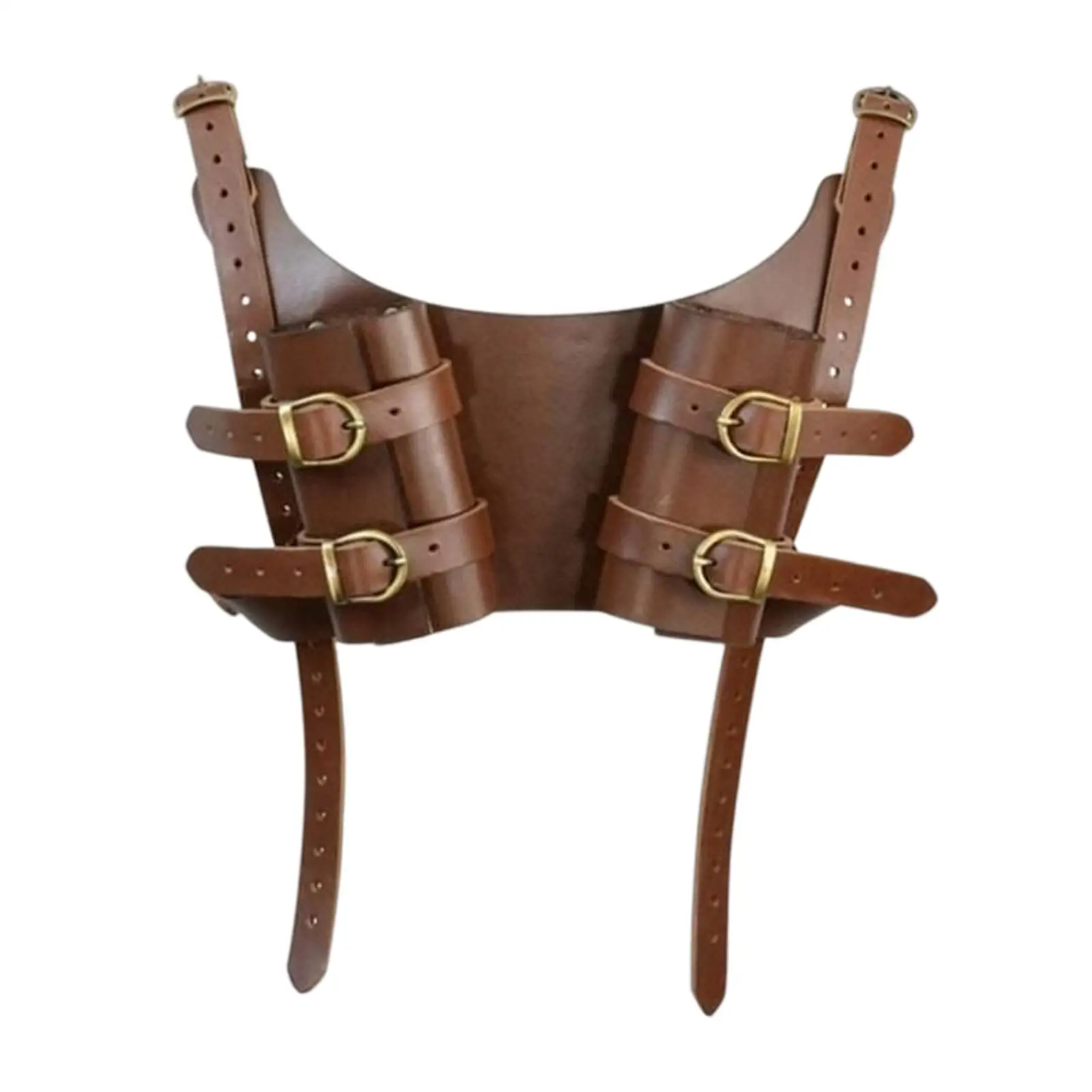 Double Medieval Shoulder Belt Cosplay Costume Sheath Bag Adjustable Props Sheath Scabbards for Knight Pirate Cosplay