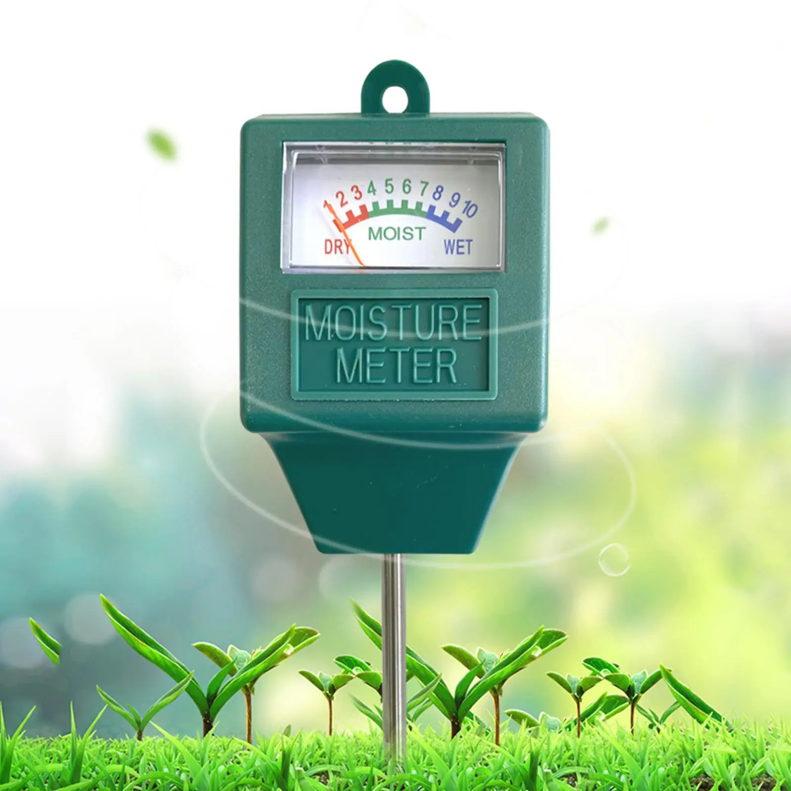  Meter Metal Probe Hygrometer Sensor Plant Water Meter for Lawn, Gardening Tool Bonsai Garden, No Battery Needed