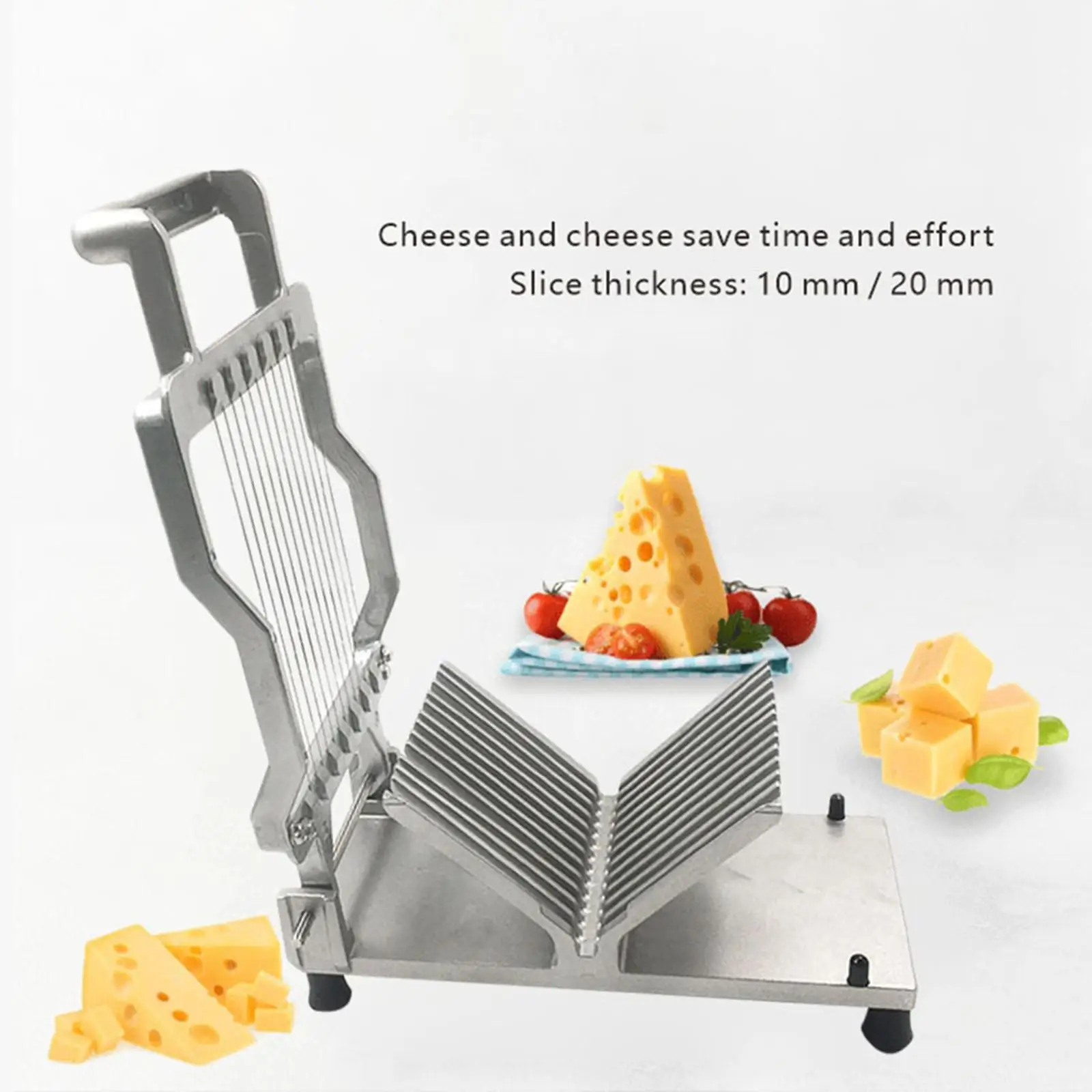 Cheese Cutter 1cm&2cm Switch Butter Cutter Cheese Slicer for Slicer Kitchen Soap