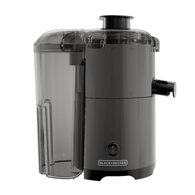 BLACK+DECKER 400-Watt Fruit and Vegetable Juice Extractor, Black, JE2400BD