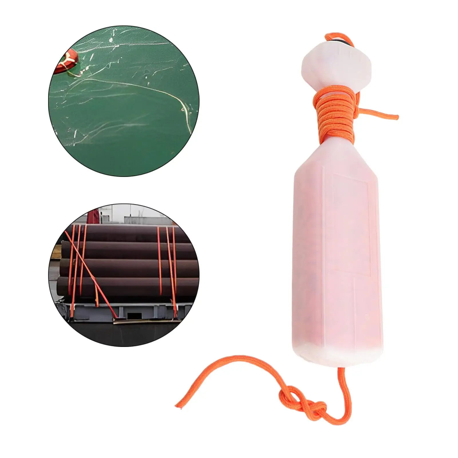 Floating Rescue Throw Rope Equipment Storage Bottle 30M Durable 8mm for Kayaking Rafting Climbing Outdoor Activities