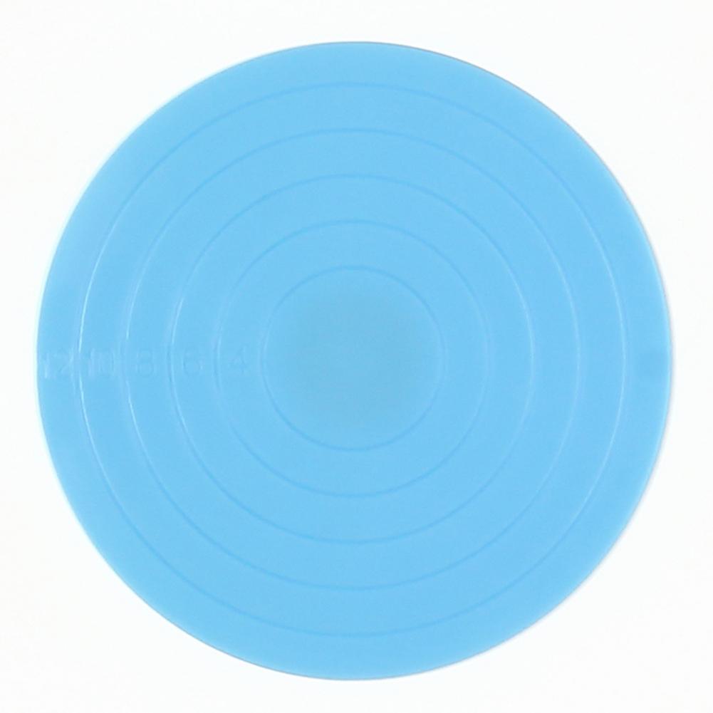 Description Picture 4 of item14cm Mini Scale Design Cake Plate Turntable Rotating Anti-skid  Cake Stand Clay Pottery Making Rotating Table Cupcake Display