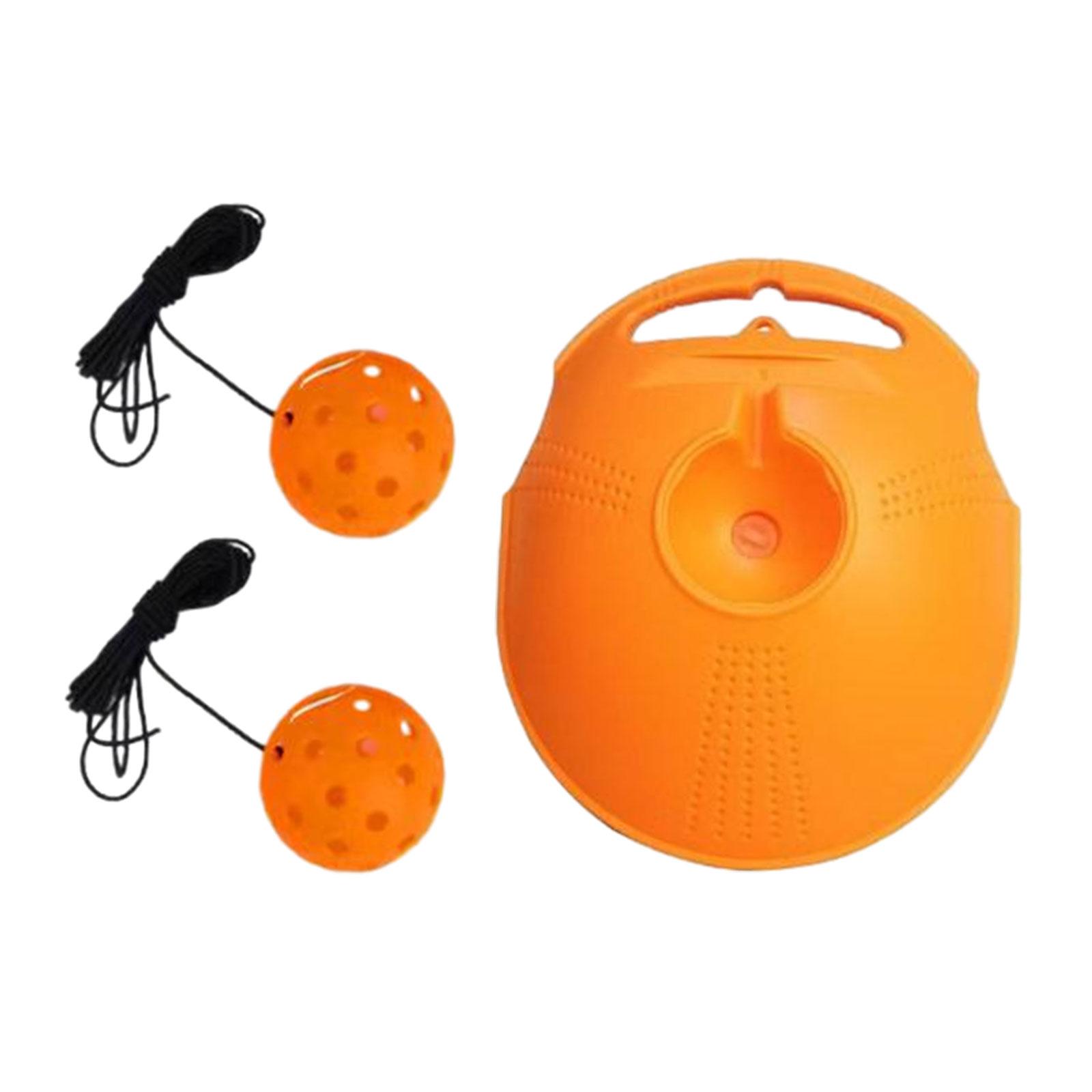 Pickleball Trainer with Pickleball Ball Professional with Handle Portable Durable Pickleball Solo Training for Outdoor Adult