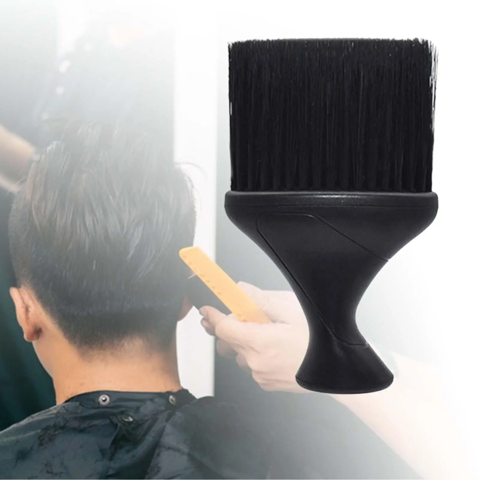 Barber Neck Duster Brush Styling Cleaning Brush Barber Cleaning Hairbrush for Hair Cutting