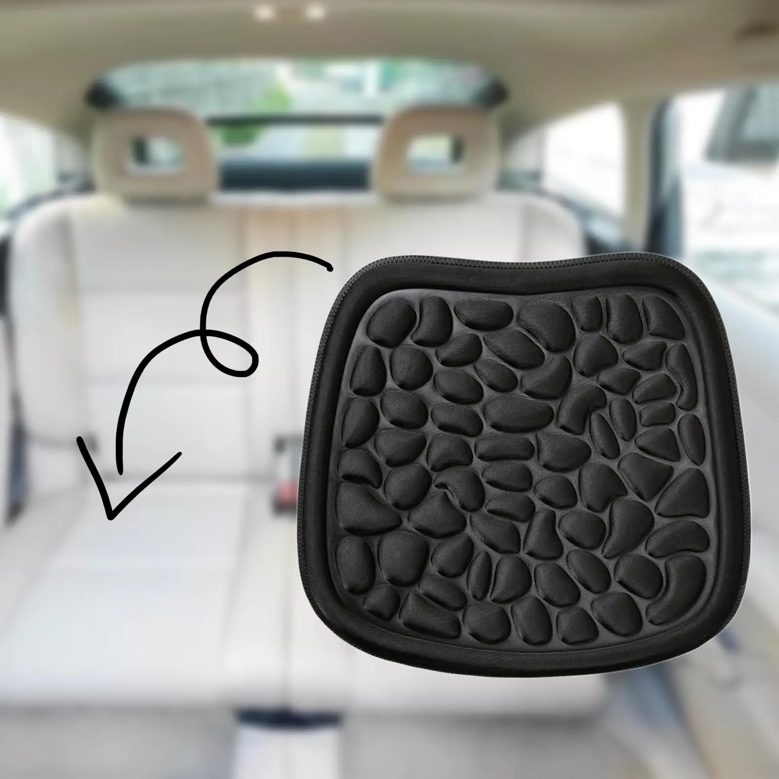 seat Cushion Breathable Stylish Protector Pad for Most Vehicles Car SUV Truck