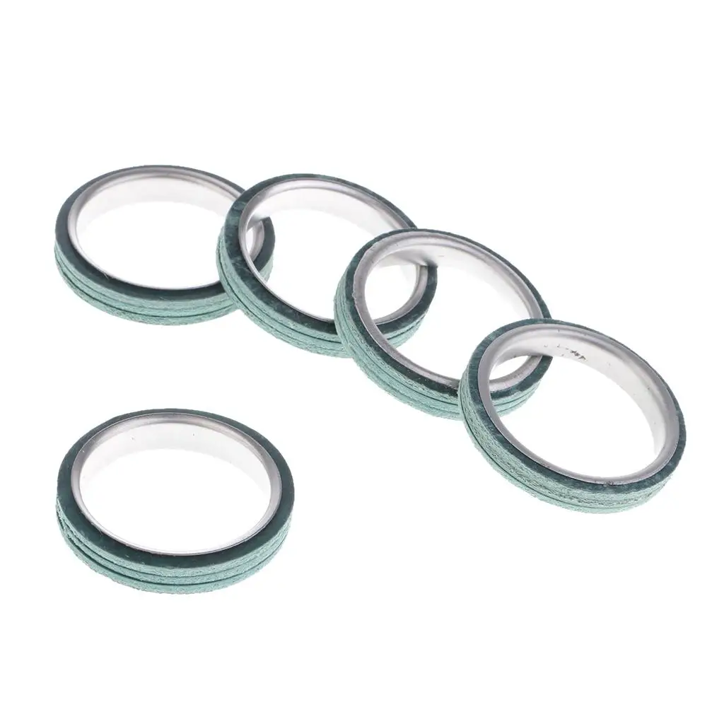 5 Pcs Exhaust Pipe Gasket for GY6 125CC 150CC Motors Scooter Moped 30mm