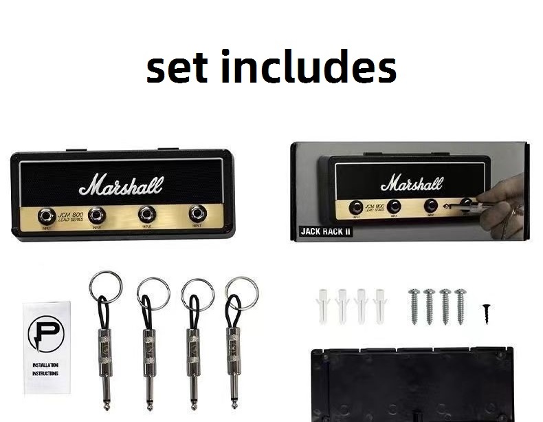 Marshall Jack Rack Key Holder + 4 guitar plug keychains — The National  Museum of Computing