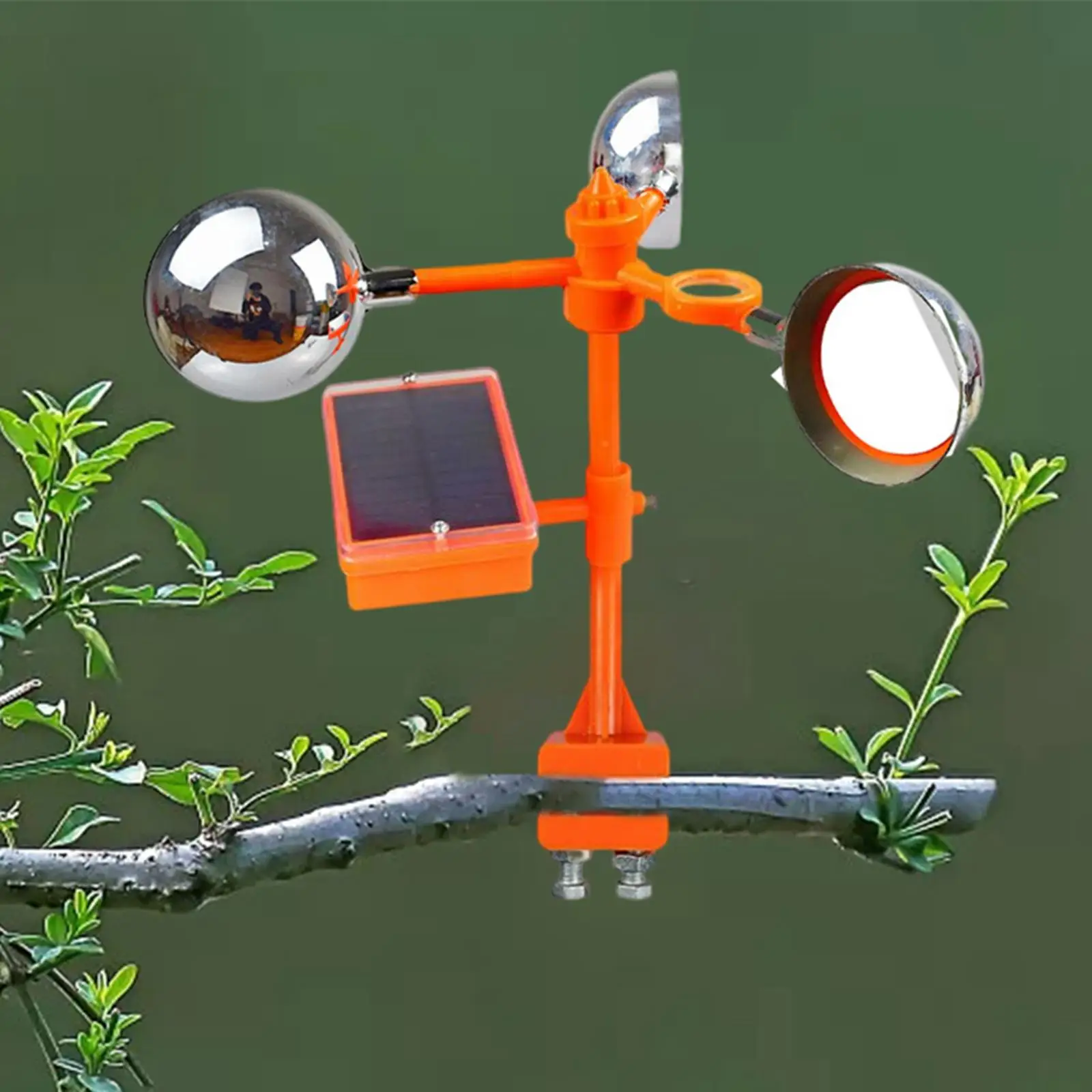 Solar Bird Scarer Repellent Outdoor Animal Repeller Deterrent Crop Garden