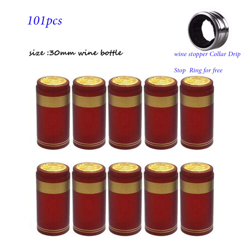PVC Heat Shrink Capsules Wine Shrink Wrap Wine Bottle Capsules Shrink Caps, Wine Bottle Capsules Shrink Caps for Home Use