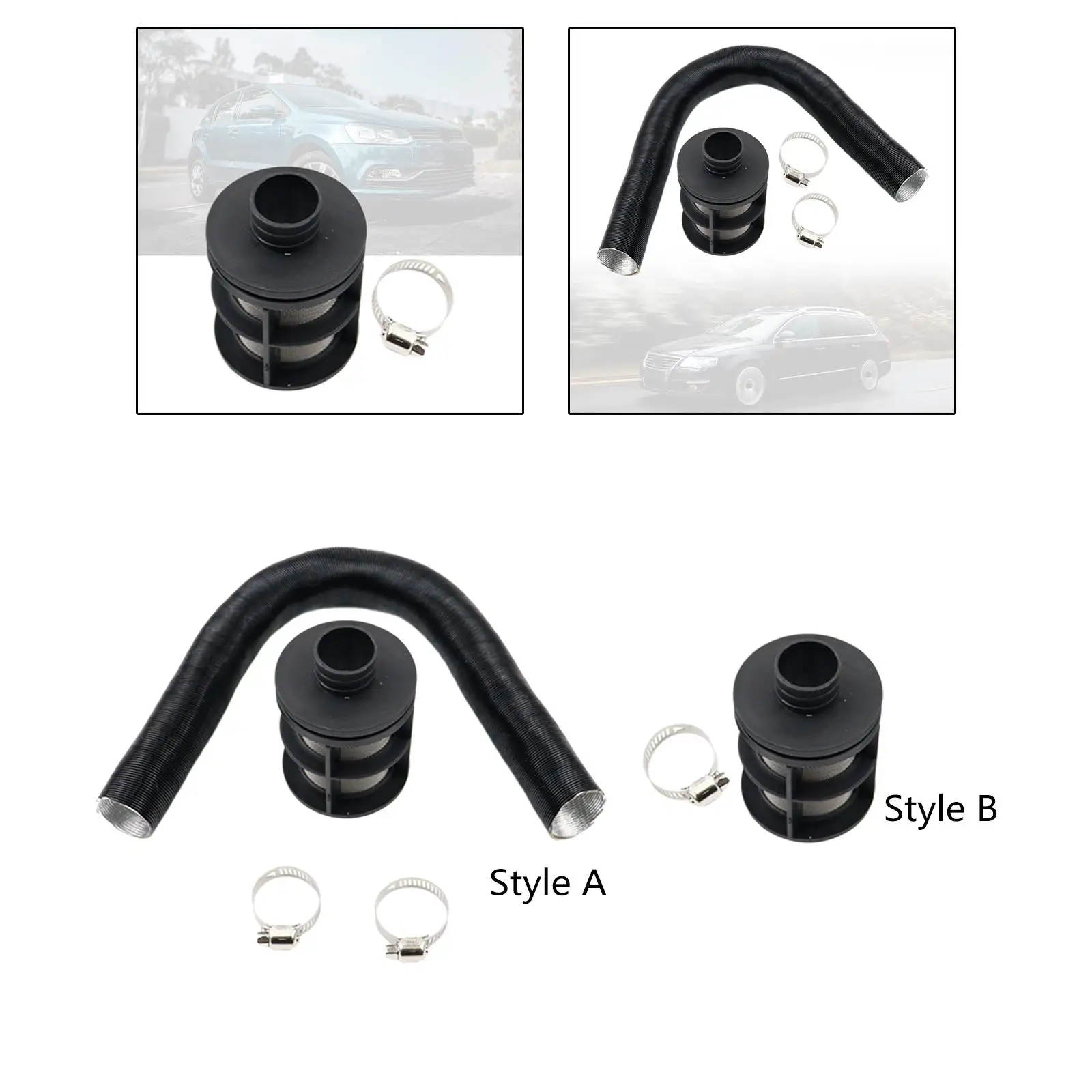 25mm Air Intake Filter Silencer Professional High Quality Durable Replace for Diesel Parking Heater Accessory