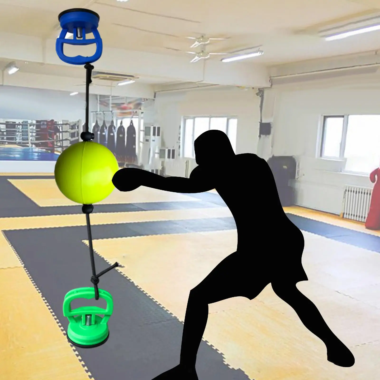PU Punching Ball with Suction Cup Boxing Ball for Training Sparring Punching Speed Coordination