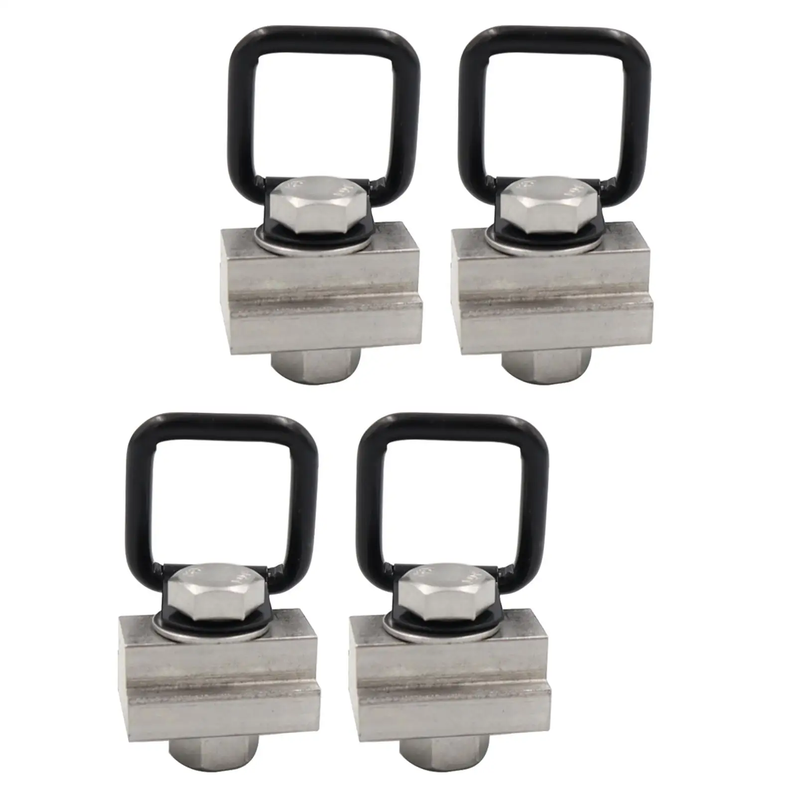 4x Car Bed Rail T Slot Nuts Kit with 3/8