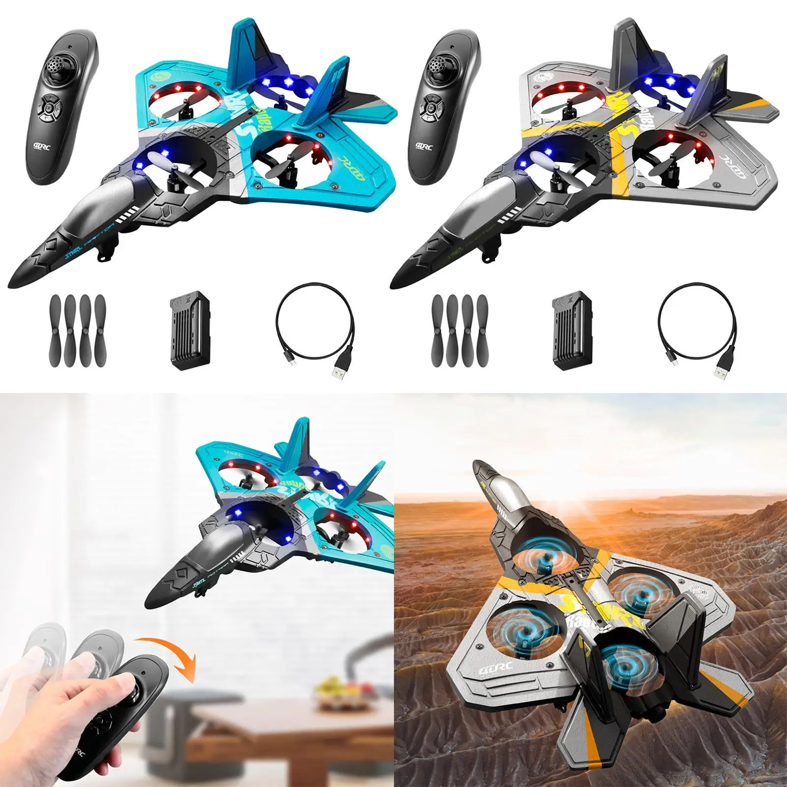 Simulation 2.4G Remote Control Aircraft Lightweight Fixed Wing for Beginners