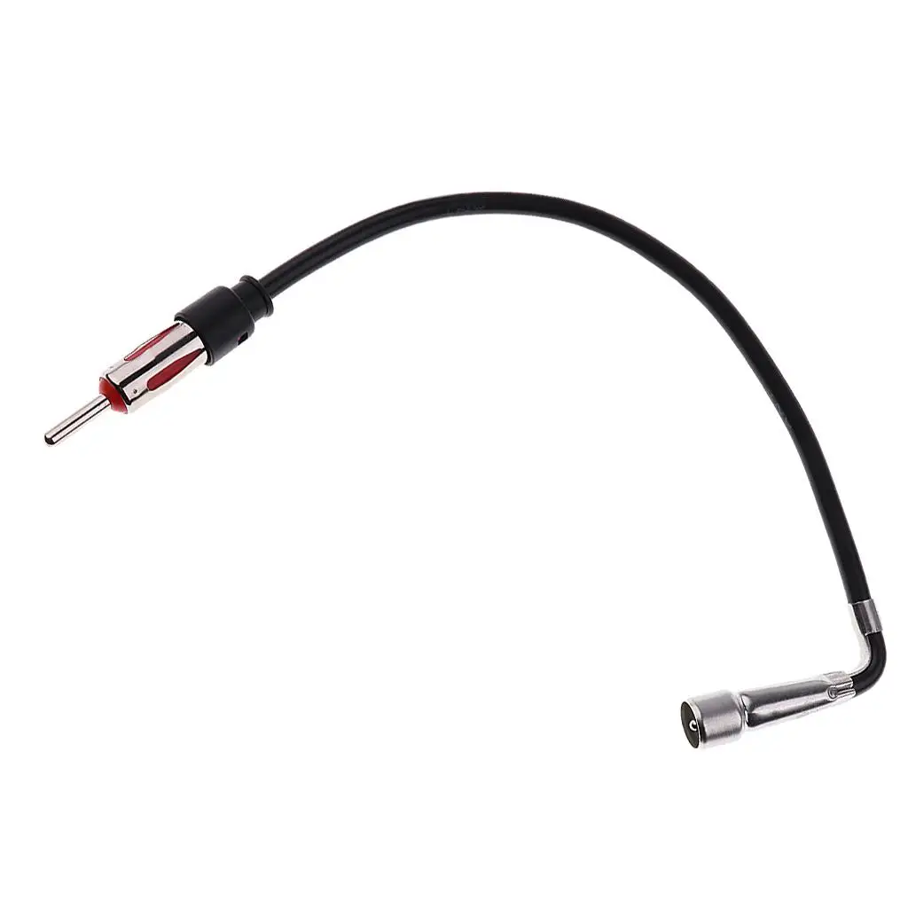 1 x Male to Female Antenna Adapter Cable with Snap Lock for Cars