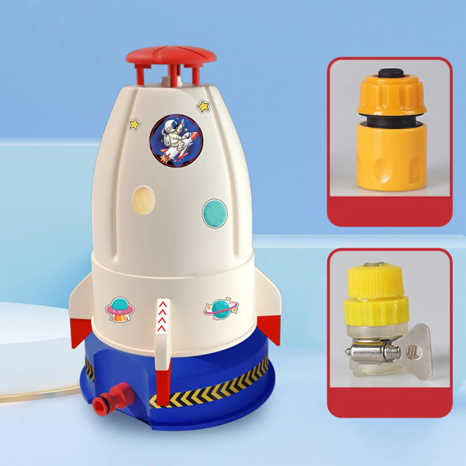 Rocket Water Toys Reach to 2meter Altitudes Summer Water Sprayer Toy for Holiday