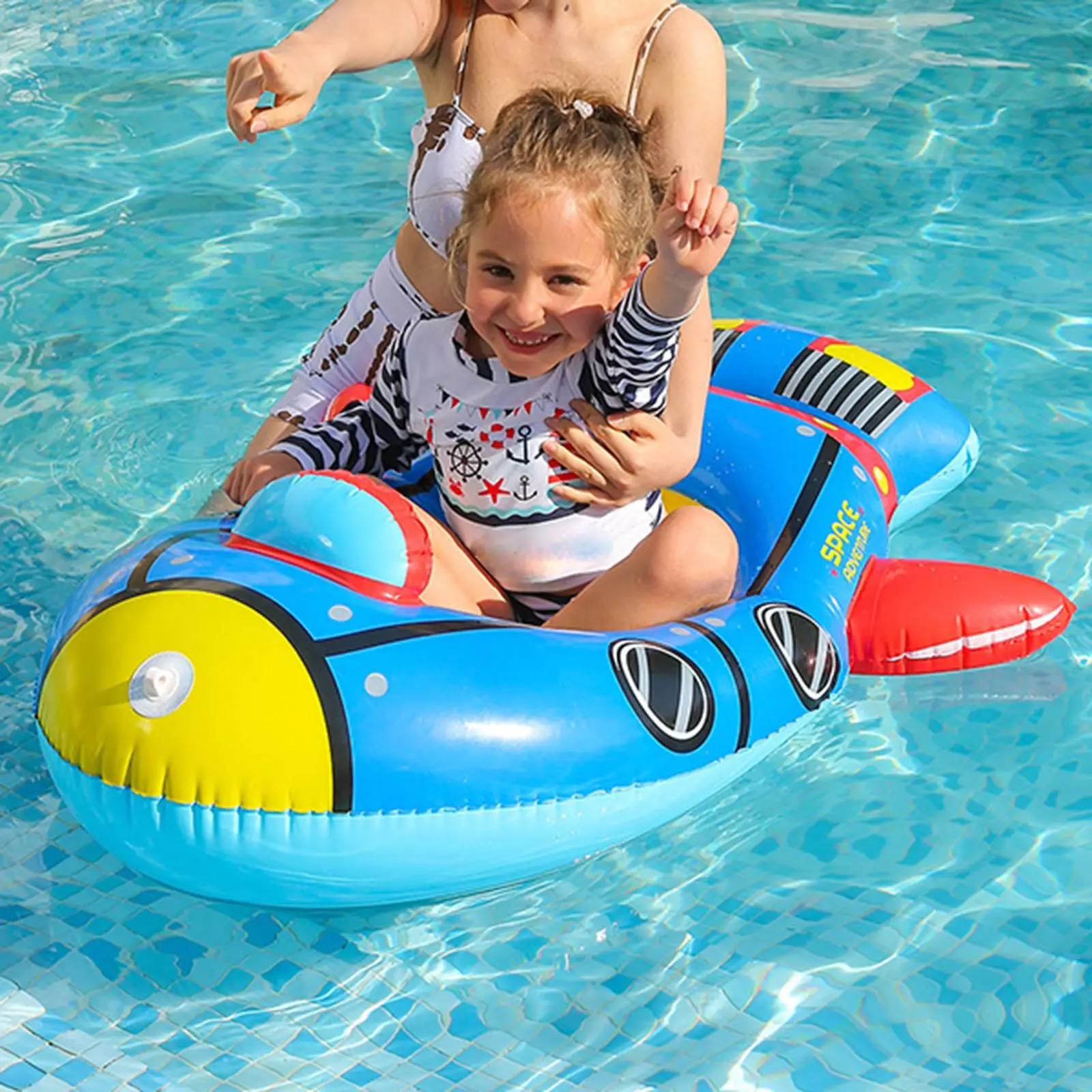 Baby Swimming Float Water Raft Inflatable Float for Kids Children Girls Boys Boat