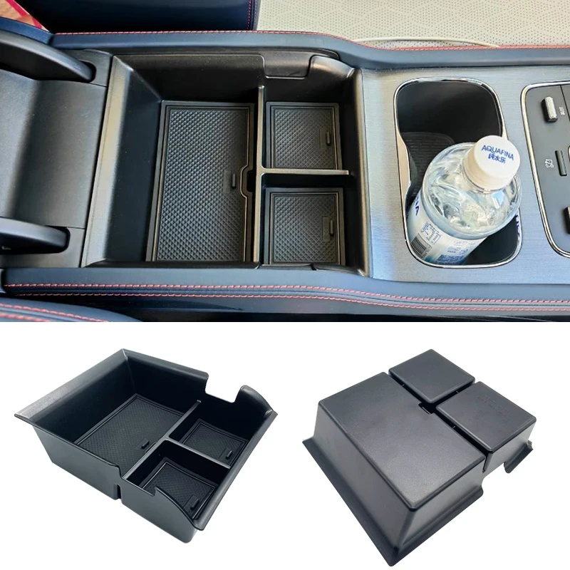 Car Styling For Atto 3 BYD Yuan Plus 2022 2023 Front/Back Door Handle Armrest Storage Box + Central Control Armrest Storage Box