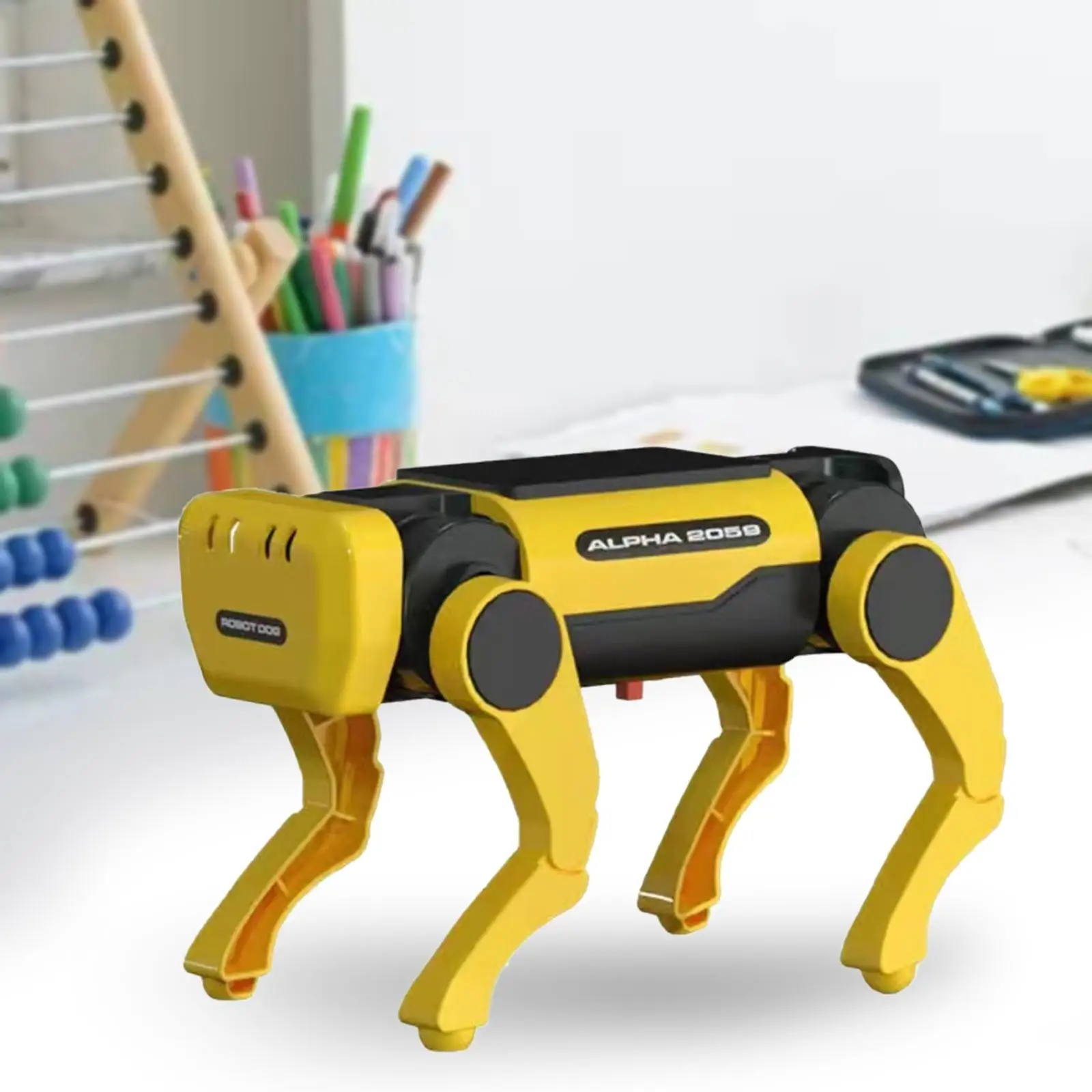 Solar Electric Mechanical Dog Children Educational Toys for Adults Girls