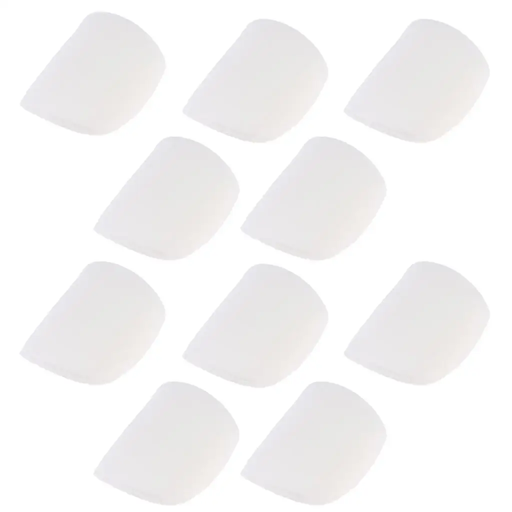 5 pairs of sponge shoulder pads dimensionally stable for sewing or with