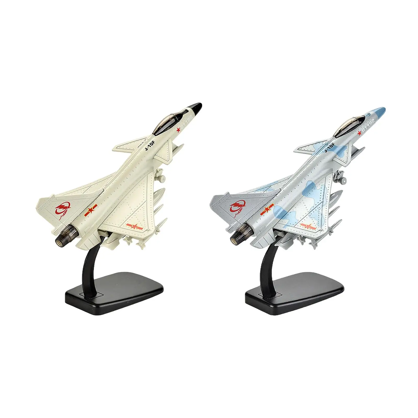 1/72 Fighter Aircraft Model Pull Back Fighter with Stand for Collectibles