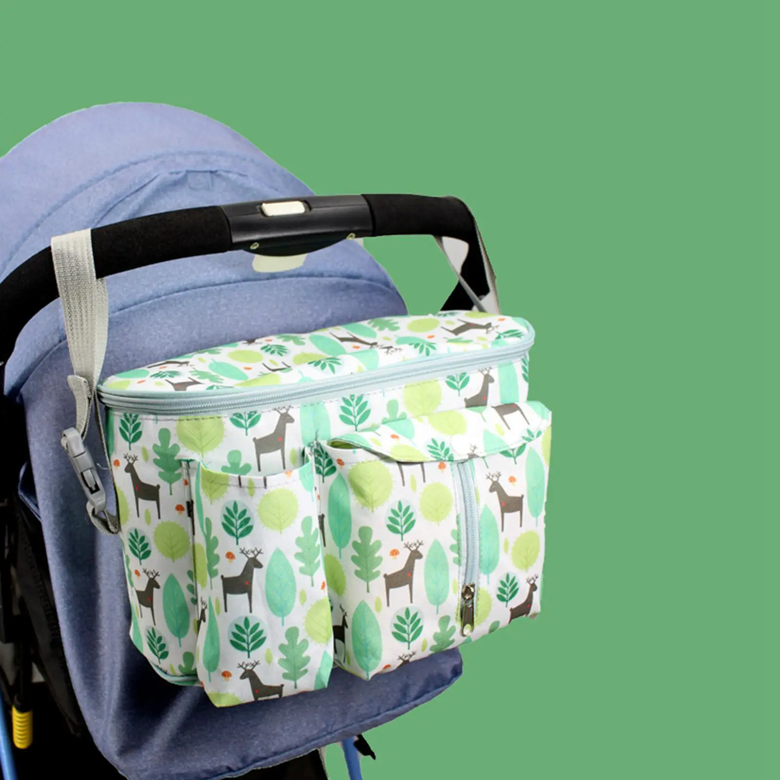 Baby Stroller Organizer Bag Multipurpose Detachable Stability for Baby Cart