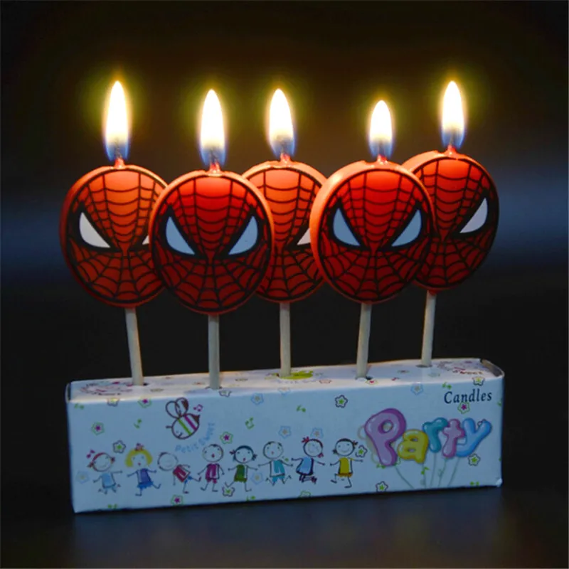 Wilton Spider-Man candle bougie Birthday Candle
