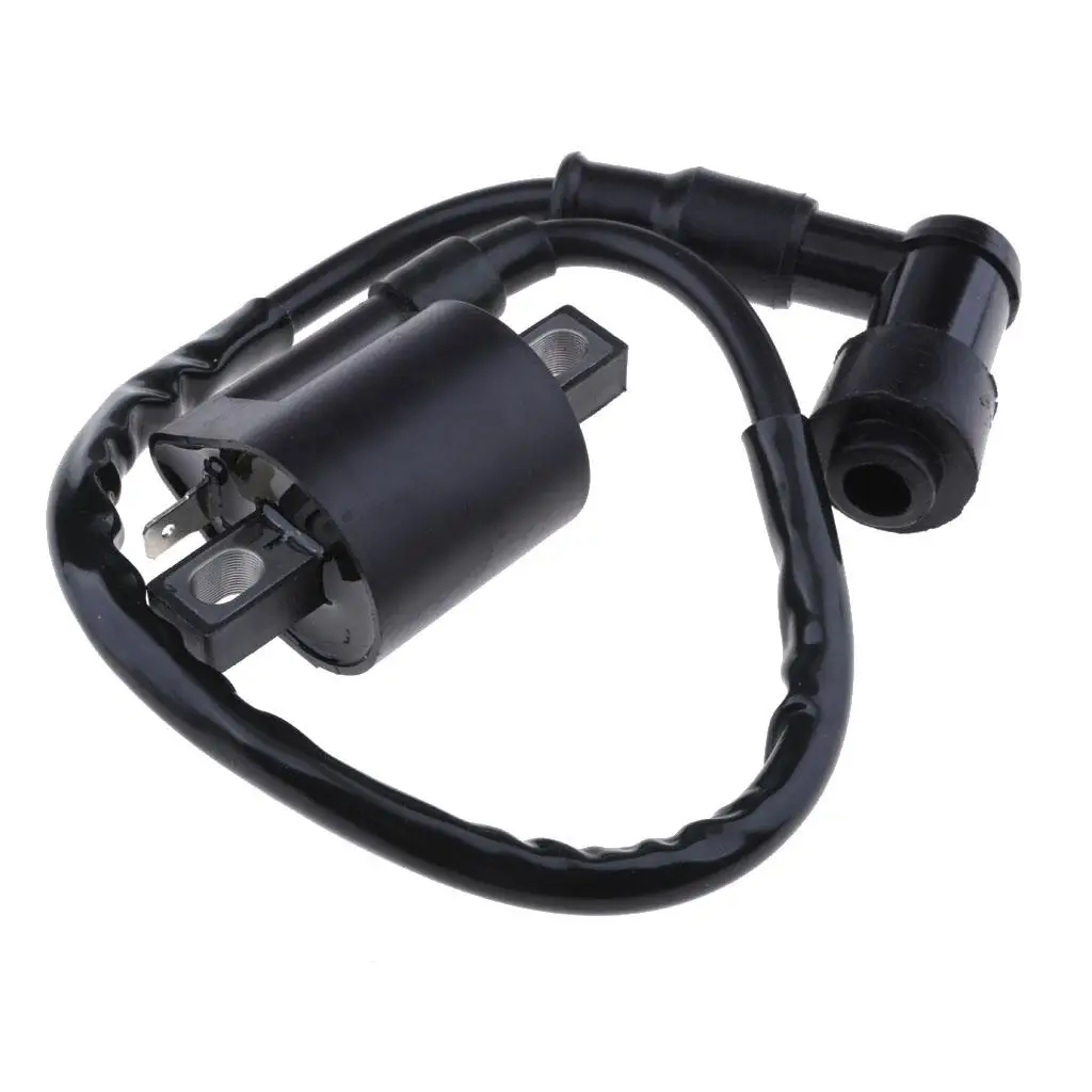 Black Motorcycle Parts CDI Ignition Coil Plug Assembly for 