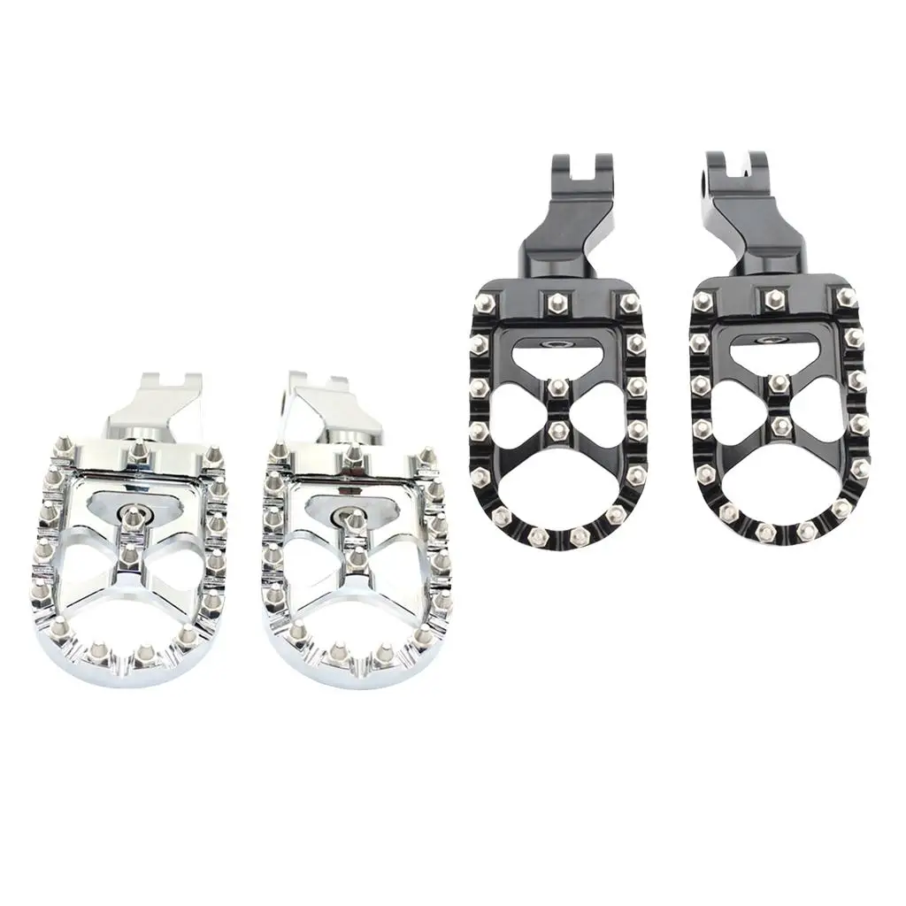 Alloy Foot Pegs Footrests Footpegs Fits for   T100 T900 01-15