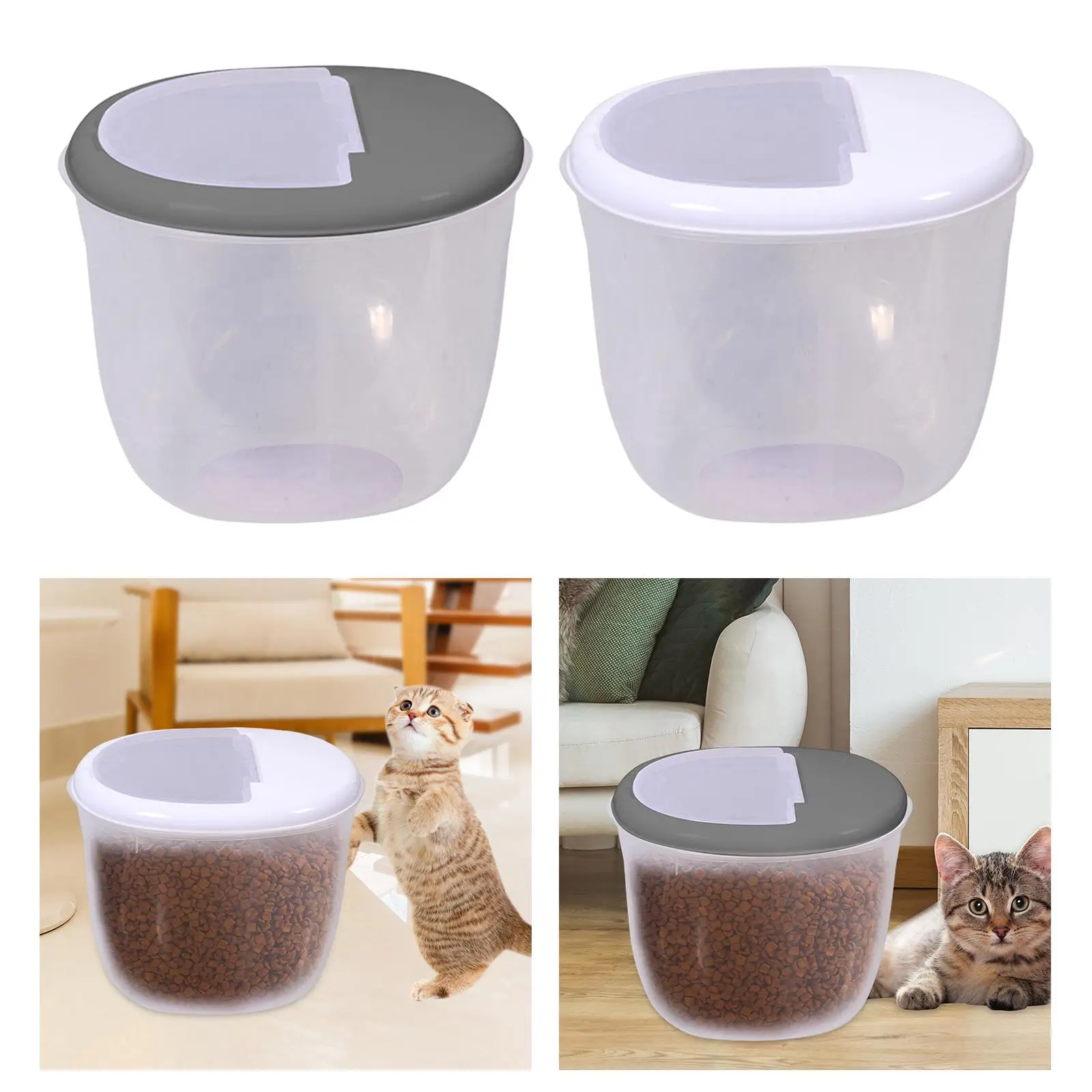 Dog Food Storage Container Rice Bin Sealed Can Flour Cat Dry Food Grains