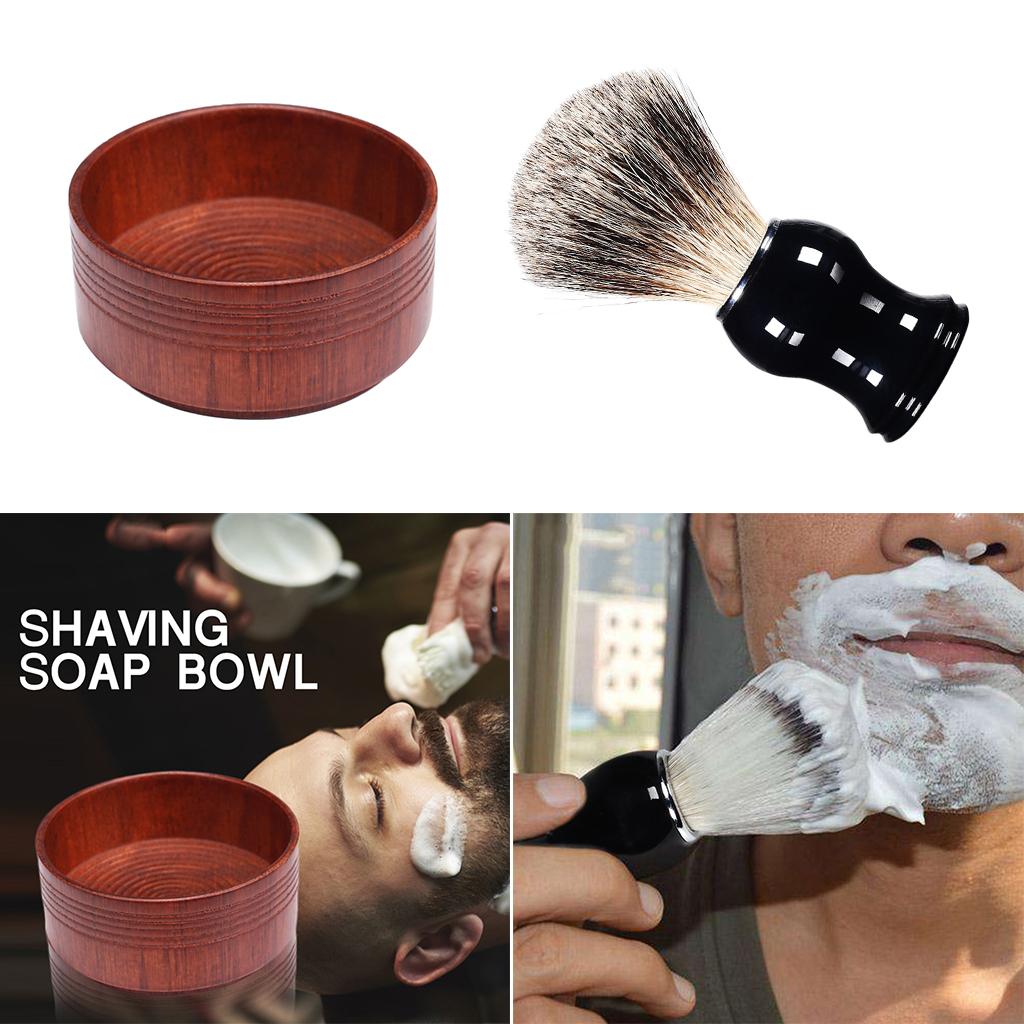 shaving brush and mug set