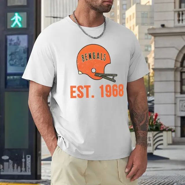 Cincinnati Bengals, Bengals est. 1968 T-Shirt tops anime clothes