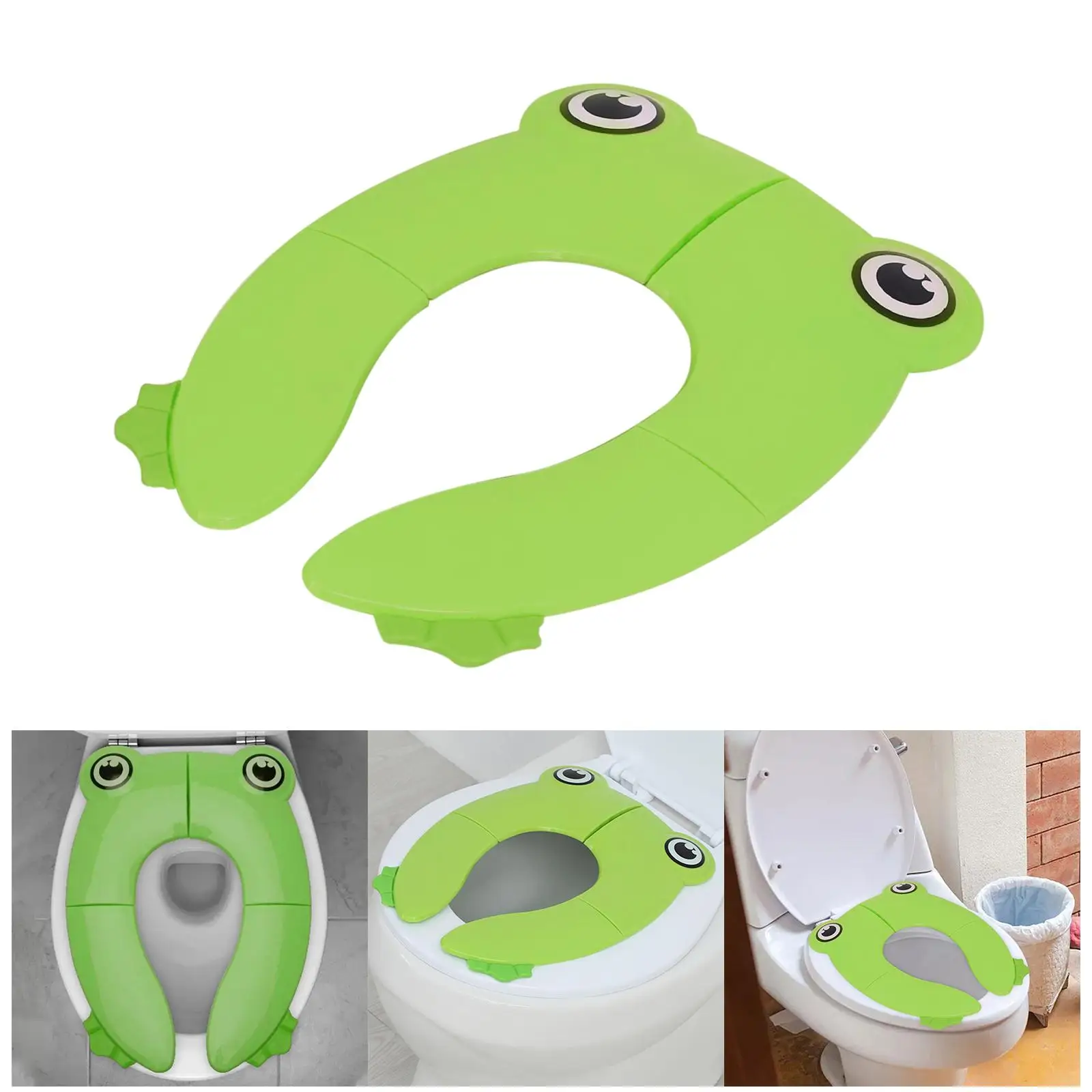 Portable Toilet Seat Pad Comfortable Folding for Camping Home Use Girls Boys
