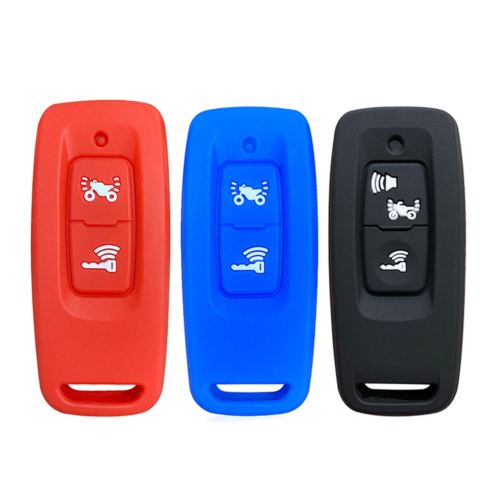 Silicone Key Cover Protective Key Chains 2 Button Key Ring Durable Key Case for Honda Pcx150 Xadv750 SH300 Motorcycle Gift